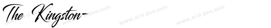 The Kingston字体转换